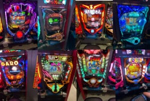 ミリオンゴッドゲーミングの2階パチンココーナー